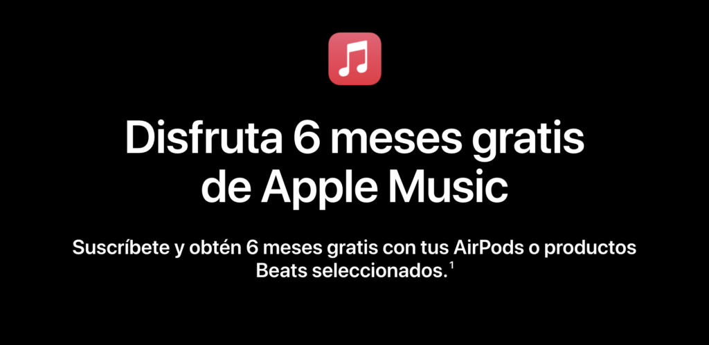 Apple Music 6 meses gratis por tener AirPods y un iPhone o iPad con iOS 15 o iPadOS 15